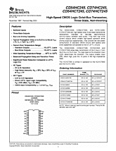 DataSheet CD74HCT245 pdf